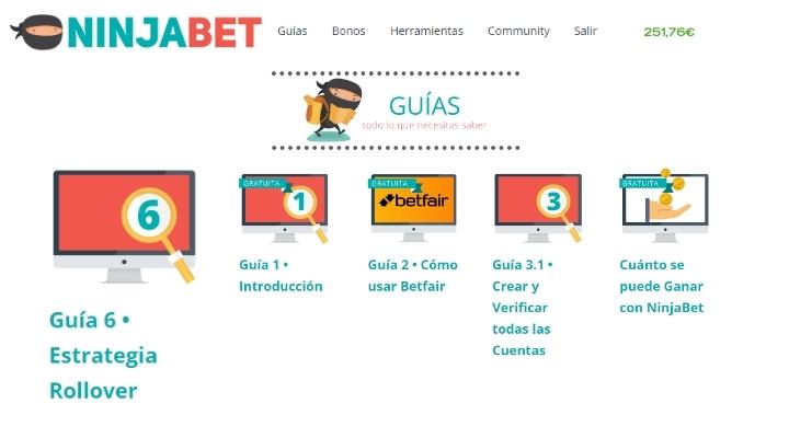 bono-de-bienvenida-ninjabet-matched-betting-apuestas-online-betfair-rollover