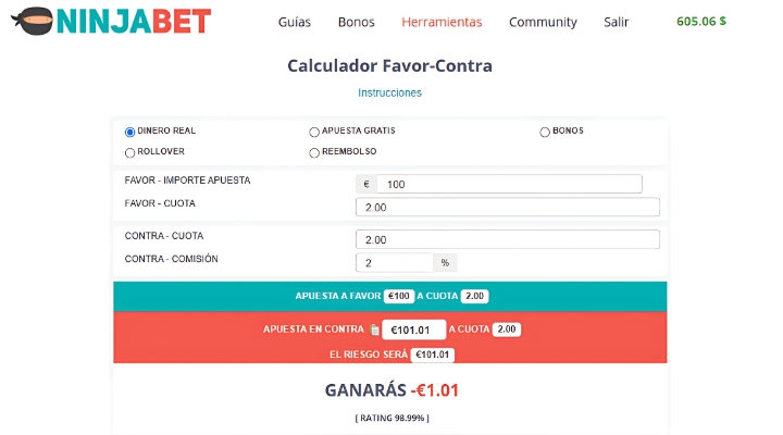 pago-anticipado-matched-betting-ninjabet-ganar-desde-casa-calculadora