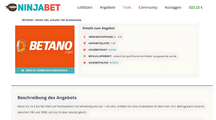 reload-bonus-matched-betting-ninjabet-geld-verdienen-richtig-nutzen